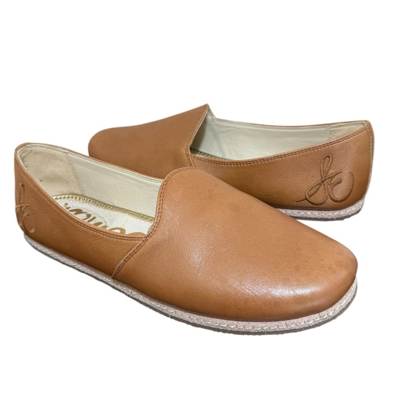 Sam Edelman Everie comfy tan light brown leather loafers size 8.5 - Picture 2 of 16